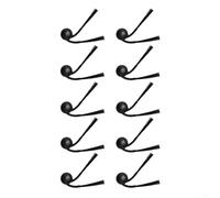 Alanmoship Lot de 4/10 brosses latérales de rechange pour Tikom L8000 Plus, Medion X20 SW+ MD 11415, outil de nettoyage d'angle en nylon et plastique pour robot aspirateur (ensembles annuels)