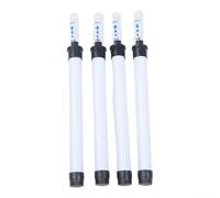 Alanmoship Lot de 4 jauges de niveau d'eau pour plantes avec design flotteur, échelle visible pour pots de fleurs, réservoirs, piscines, blanches, tailles 16,5 à 36 cm (180#)
