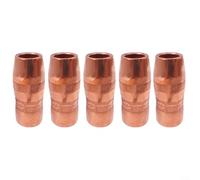Alanmoship Lot de 5 buses de soudage N-5818C pour Bernard pour MILLER pour CENTERFIRE - Grandes douilles de 1,5 cm et 0,3 cm - Embouts en cuivre MIG pour BTB Dura-Flux pour utilisation industrielle