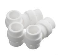 Alanmoship Lot de 5 diffuseurs de gaz MB 24KD MIG - Buse en céramique compatible avec BINZEL Abicor Style 250 A pour pistolets pour le travail industriel des métaux
