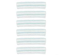 Alanmoship Lot de 6 housses de balai de rechange pour lave-vitres Leifheit M, lavable en microfibre avec poils d'angle pour cadres et verre, 27,5 x 6,8 cm