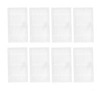 Alanmoship Lot de 8 filtres lavables pour aspirateur Cleanova W7 W11 W15, pour aspirateur robot Vexilar W7 W9 W11 W15, filtre HEPA, papier blanc, idéal pour les propriétaires d'animaux domestiques