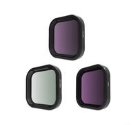 Alanmoship Lot de filtres UV ND CPL pour caméra d'action Lite, verre optique en alliage d'aluminium, réduisant l'éblouissement et améliorant la couleur pour la photographie de sports de plein air (3