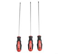 Alanmoship Lot de tournevis Torx extra longs de 400 mm en acier au chrome vanadium avec poignée ergonomique en caoutchouc pour l'entretien des espaces étroits, T15-T30(T15+T25+T27)