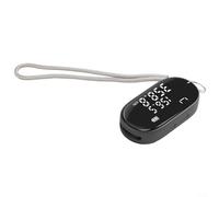 Alanmoship Mètre à ruban numérique intelligent rechargeable avec écran LCD, portée de 100 m, précision ± 0,5 %, ajouter/soustraire automatique, ABS, noir, pour travail du bois à la maison