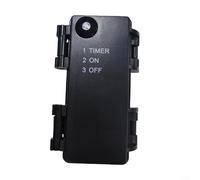 Alanmoship Minuteur étanche alimenté par 2 piles AA avec 3 modes de compte à rebours réglables, pour l'intérieur ou l'extérieur, la maison et le jardin