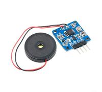 Alanmoship Module de capteur de vibrations piézoélectrique avec sensibilité réglable DC5 V pour sortie TTL et analogique pour détection de mouvement, automatisation industrielle et projets