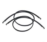 Alanmoship Moulure de toit pour Honda Fit 2005-2008, remplace 74316SAA003 74306SAA003, joint d'étanchéité extérieur en caoutchouc, noir, paire gauche et droite pour restauration de voiture