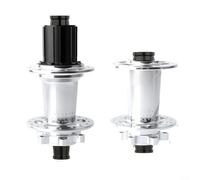 Alanmoship Moyeu de vélo de montagne à 4 roulements en alliage d'aluminium 32 trous de rayon frein à disque essieu traversant avant 15 x 100 mm arrière 12 x 142 mm compatible avec 7-12 vitesses pour