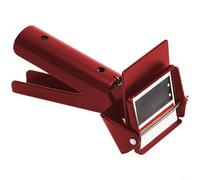 Alanmoship Outil d'extrusion de silicone en fer, distributeur de mastic avec mécanisme à ressort pour une application efficace de RTV et tube flexible, design compact noir et rouge (rouge)