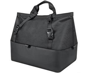 Alanmoship Panier de vélo amovible avec sac intérieur isolé, sac de transport étanche pour animal domestique pour montage avant et arrière, cadre en fer robuste pour les courses, noir (D)