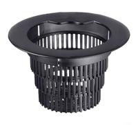 Alanmoship Passoire rétractable pour évier de cuisine, filtre en ABS réglable pour déchets alimentaires, utilisation d'évier double face avec design de vidange rapide, convient pour une profondeur de