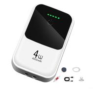 Alanmoship Pompe à air pour aquarium rechargeable alimentée par batterie au lithium super silencieuse 1500/4000/8000 mAh aérateur portable avec deux trous d'alimentation en oxygène réglable (4000 mAh)