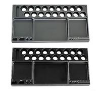 Alanmoship Porte-outils pour les amateurs de modélisme radiocommandé, construction en métal, résistant à la rouille, rangement organisé pour tournevis, coupe-fil, pinces, plateau d'espace de travail