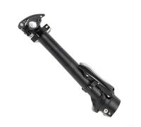 Alanmoship Potence de vélo pliable en alliage d'aluminium à dégagement rapide et réglable pour les trajets et les voyages, extension de guidon de vélo légère (noir B)