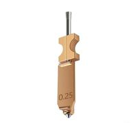 Alanmoship Pour Flashforge Ad5X Composant de buse en acier trempé 0,25/0,4/0,6/0,8 mm avec design à libération rapide pour filaments d'impression 3D haute température (0,25 mm)