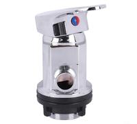 Alanmoship Robinet mitigeur de douche en alliage de zinc pour robinet de douche G1/2 sortie pour camping-car, cuisine, salle de bain, contrôle facile de la température