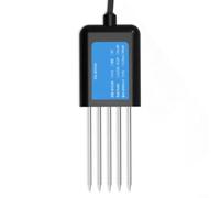 Alanmoship Sonde de sol USB avec mesure multi-paramètres de température, humidité, pH, NPK et conductivité, sonde en acier inoxydable IP68 pour l'agriculture, la floriculture/jardinage domestique (B)