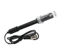 Alanmoship Sonde d'électrode pH 0-14, port d'entrée BNC 2,95 m, câble pour moniteur de pH, capteur de test pour tester l'eau potable, piscines, aquariums, spas, hydroponie (noir) 2,95 m