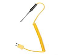 Alanmoship Sonde thermocouple de type K en acier inoxydable pour mesure alimentaire, huile, liquide, réponse rapide < 1S 3 mm, diamètre 100-500 mm longueur (100 mm)
