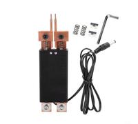 Alanmoship Stylo de soudage professionnel à main avec double ressort et poignée en métal - Outil de soudage par points - Construction en laiton DC 4-12 V avec aiguilles à billes concentriques