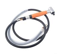 Alanmoship Stylo pneumatique à 90 degrés pour meuleuse pneumatique 70 000 tr/min, pour métal, bois, verre, polissage, gravure, outil de loisirs avec mandrin de 3 mm, connecteur C EU US (type C)