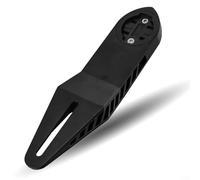 Alanmoship Support d'ordinateur de guidon intégré en alliage d'aluminium, pour Garmin pour BRYTON pour WAHOO, support GPS de vélo avec base de caméra, pour vélo, noir, 318 mm à 222/254 mm