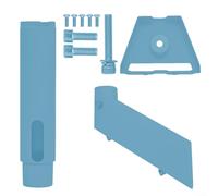 Alanmoship Support mural standard pour parabole Starlink en alliage d'aluminium avec base de montage pour modèle V3 pour Gen 3 Installation résistante aux intempéries Support robuste pour un usage