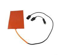 Alanmoship Tapis chauffant en silicone 12 V 100 W avec thermostat intégré pour livraison de nourriture, pizzas et chauffe-repas chauds, cordon d'alimentation amovible flexible de 1 m