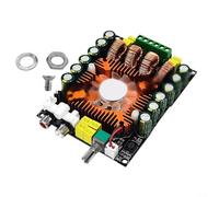 Alanmoship TDA7498E Carte d'alimentation numérique 2 x 160 W Classe D stéréo BTL220W Audio avec ventilateur de contrôle de température industriel Dissipation thermique à faible bruit