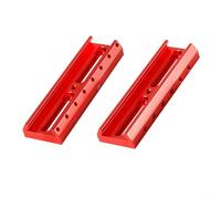 Alanmoship Télescope à queue d'aronde avec fentes d'extension réglables, pour accessoires d'astronomie, fente de guidage à 60 degrés, alliage d'aluminium, rouge (150 mm)