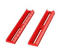 Alanmoship Télescope à queue d'aronde avec fentes d'extension réglables, pour accessoires d'astronomie, fente de guidage à 60 degrés, alliage d'aluminium, rouge (220 mm)