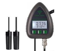 Alanmoship TUYA Smart Moniteur de qualité de l'eau 5 en 1, capteur de température de salinité WiFi pour aquarium hydroponique, ABS 100 x 75 x 20 mm (WF9951)