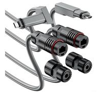 Alanmoship Une paire d'adaptateurs Ethernet étanches conçus exclusivement pour la compatibilité Starlink V (1 m)