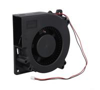 Alanmoship Ventilateur centrifuge 12032 CC 5 V/12 V/24 V 50 CFM à double roulement à billes pour refroidissement turbo, ventilation d'échappement dans serveur, réfrigérateur, armoire, barbecue (24 V