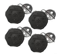 Alanmoship ZENOAH Lot de 4 filtres de rechange pour réservoir de carburant G35L G45L BC4310 BC3410 Installation facile Noir