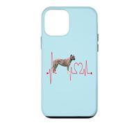 Alano Espanol Dog Heartbeat Mes Chiens sont Mon Cardio Coque pour iPhone 12 Mini