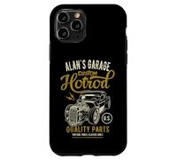Alan's Hotrod Garage, Voiture Classique personnalisée Alan Design Coque pour iPhone 11 Pro