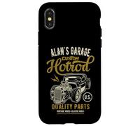 Alan's Hotrod Garage, Voiture Classique personnalisée Alan Design Coque pour iPhone X/XS