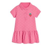 ALANTOP Robe d'été décontractée à manches courtes pour petites filles de 2, 3, 4, 5, 6 ans