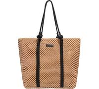 ALANTOP Sac de plage en paille pour femme, grand sac fourre-tout tissé au crochet avec fermeture éclair, sac à main léger d'été pour les vacances, les voyages, la piscine et un usage quotidien, kaki