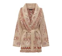 Alanui - Echoes Of The Island Cardigan - Femme - Pulls - Beige - Taille: 38 FR