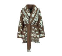 Alanui - Gilet Échos de l'Île - Femme - Pulls - Brun - Taille: 38 FR