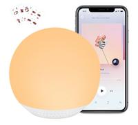 Alaoo Machine à Bruit Blanc, 7 Couleurs et 24 Sons Apaisants, Sphère | Appareil De Sommeil Portable à Bruit Blanc, Machine De Sommeil Rechargeable Par Usb Avec 3 Fonctions De Minuterie