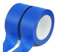 Alaoo Ruban de masquage Multi-Surfaces, 2 Rouleaux 48mm x 50m Ruban de Peintre Bleu Masking Tape, Ruban Adhésif Polyvalent pour lignes épurées, décoration, peintres,ruban de masquage et de peinture