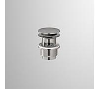Vanne à tige Alape VT.1, 63/74/63 mm, avec fonction de rangement, chromée, diamètre 1 1/4"ur vasques avec trop-plein, 8302000978