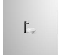 Alape SET.SB.K300.GS Set de lavabo, vasque en forme de cuvette incl. robinetterie, diamètre 300mm, 0635002000, Couleur: noir mat