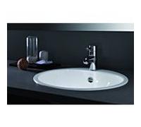 Alape Vasque encastrée EW3 2005000000 ø 475mm, vitrifiée, blanc, avec percement