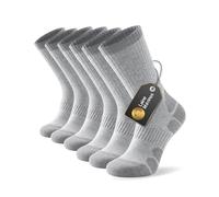 Alaplus Chaussettes de Randonnée en Laine Mérinos, Anti-Ampoules, 3 Paires Chaussettes Hiver Chaude Homme Femme 43-46 39-42 35-38 47-50