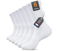 Alaplus Chaussettes Homme Femme,Lot de 6 Chaussettes Chaudes Coton Hiver Anti-transpiration, Chaussettes de Sport Respirant Coussin Unisexe